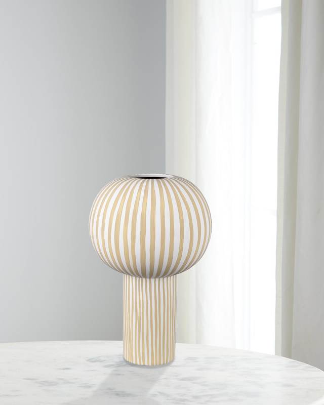 Hawking Striped Vase